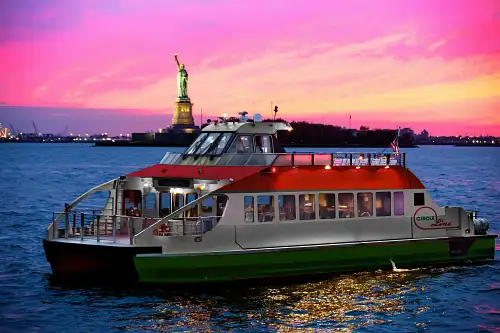 New York Statue of Liberty Sunset Sightseeing Cruise